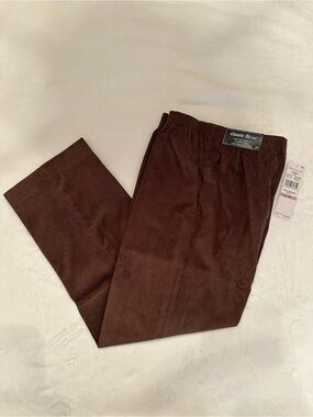 Alfred Dunner Dark Brown Corduroy Women’s Pants